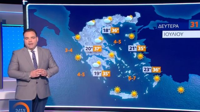 «Μάχη» με τα μελτέμια στην έναρξη της εβδομάδας – «Από το μεσημέρι της Δευτέρας και μετά…» (video)