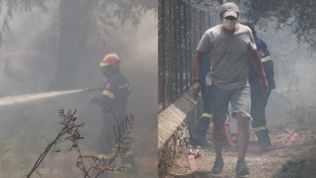 Συναγερμός στην Κέρκυρα: Η φωτιά μπήκε στο χωριό Λούτσες – Καίγονται σπίτια