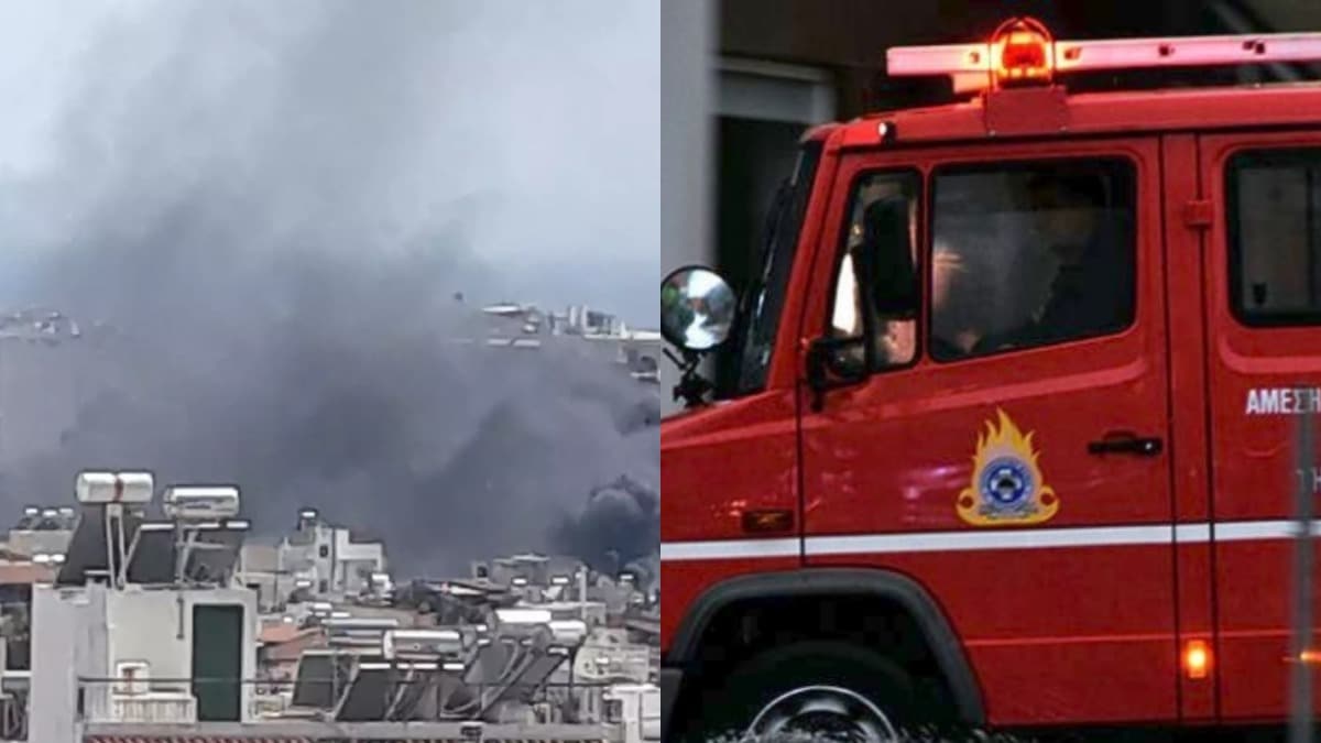Φωτιά στη Δάφνη – Κοντά στη Γυμναστική Ακαδημία