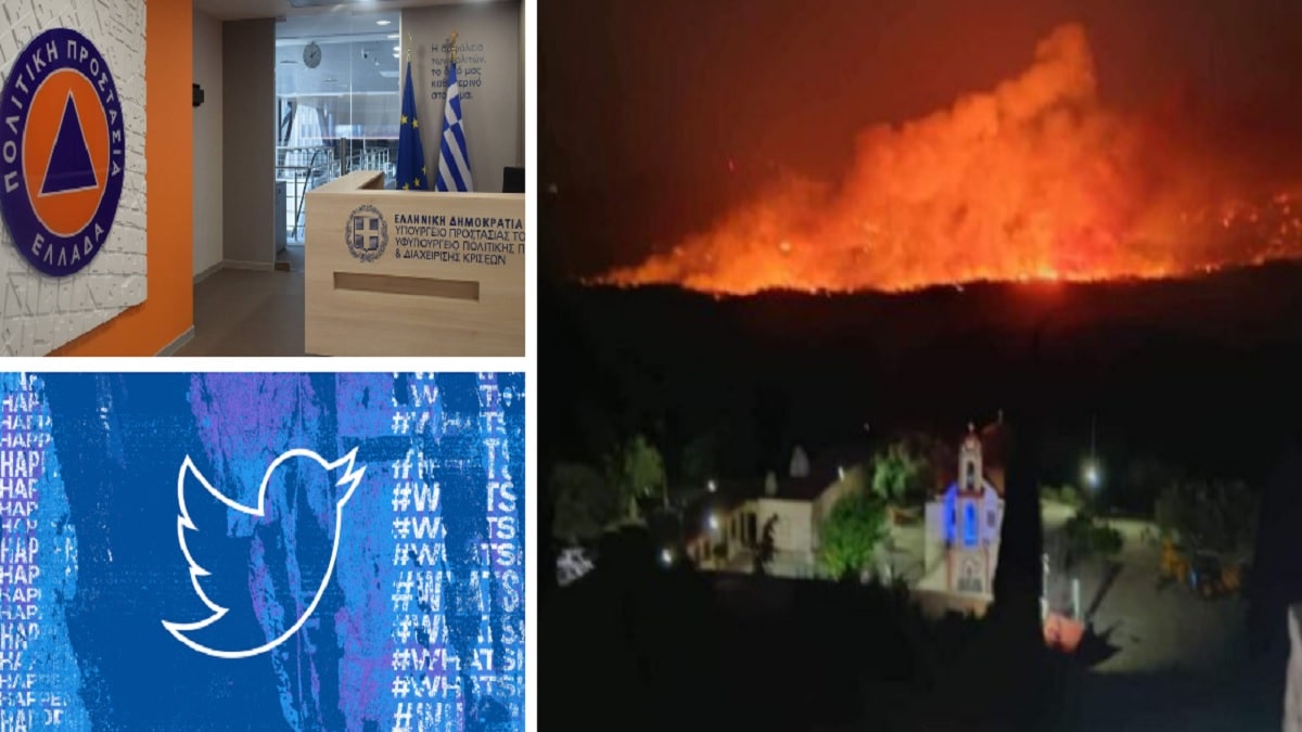 Φωτιά στη Ρόδο: «Αισχρό και χυδαίο! Καλά δεν ντρέπεστε καθόλου; Ντράπηκε και η ντροπή!» – Οργή για την ανάρτηση της Πολιτικής Προστασίας στο Twitter (photos)