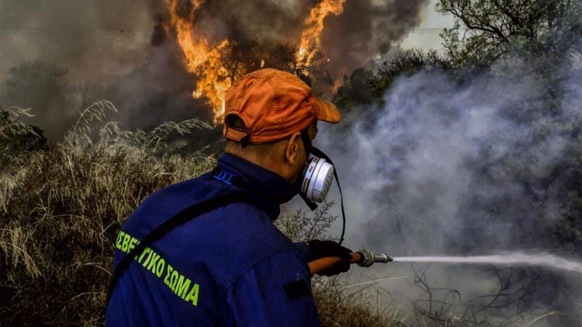 Φωτιά στη Βόλβη Θεσσαλονίκης – Μεγάλη κινητοποίηση της Πυροσβεστικής