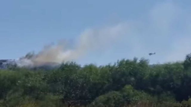 Νέα φωτιά στην Κεφαλονιά – Επιχειρούν επίγειες και εναέριες δυνάμεις (video)