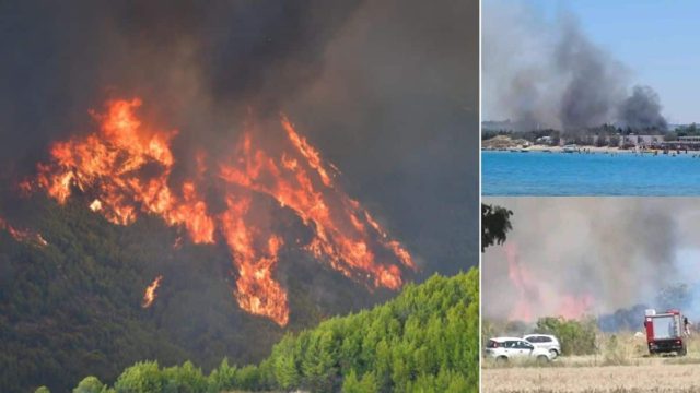 Φλέγεται η Ελλάδα! Ανοιχτά μέτωπα σε Πάρο, Ρόδο και Μεσσηνία