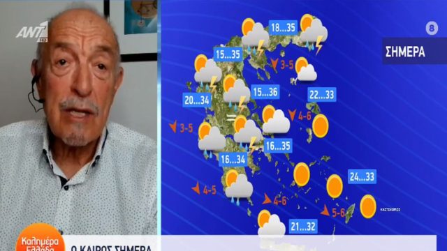 «Alert» από τον Τάσο Αρνιακό – «Από την Παρασκευή που πιάνει ισχυρό μελτέμι…»