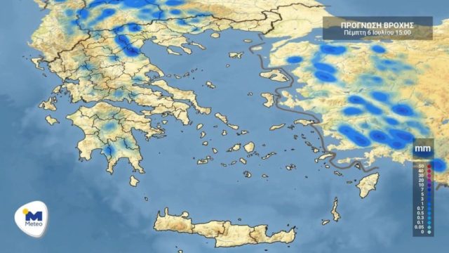 Καιρός σήμερα 6/7: Ξεκινά το “κύμα” καύσωνα με 38αρια! Που θα “χτυπήσει” κόκκινο ο υδράργυρος – Οι περιοχές που θα σημειωθούν μεμονωμένες καταιγίδες (Video)