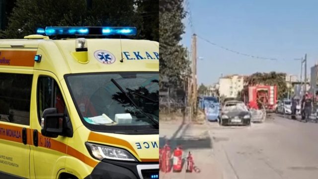 Φρίκη στην Κατερίνη: Απανθρακώθηκε μέσα στο αυτοκίνητό της έξω από παιδότοπο