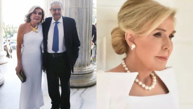 Σπάνια φωτογραφία της Μαριάννας Βαρδινογιάννη – Δείτε την ντυμένη νύφη!