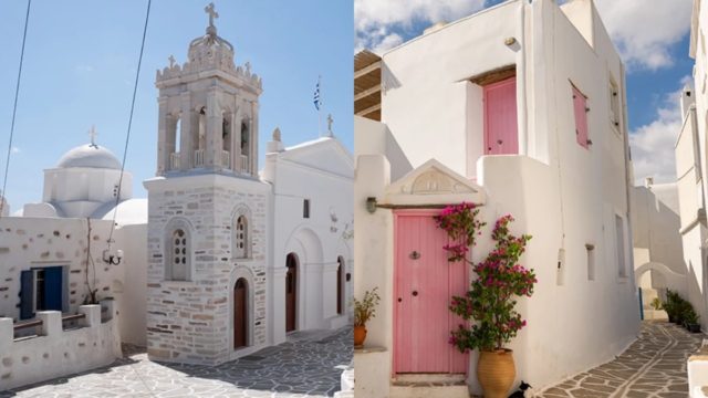 Ολάνθιστα σοκάκια και κατάλευκα σπίτια: Το μαγευτικό χωριό αγαπημένου ελληνικού νησιού που θυμίζει σκηνικό ταινίας