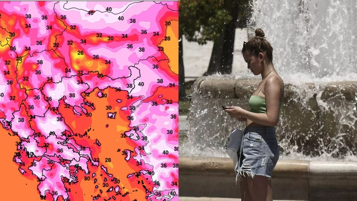 «Συναγερμός» από το meteo: Κορυφώνεται ο καύσωνας «Κλέων» – Ποιές περιοχές είναι στο «κόκκινο» σήμερα (14/7);