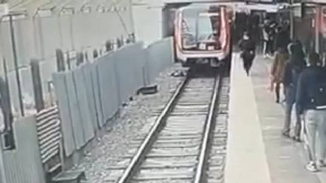 Άνδρας πηδά στις ράγες του μετρό – Δεν θα πιστεύετε αυτό που κατέγραψε η κρυφή κάμερα (Video)