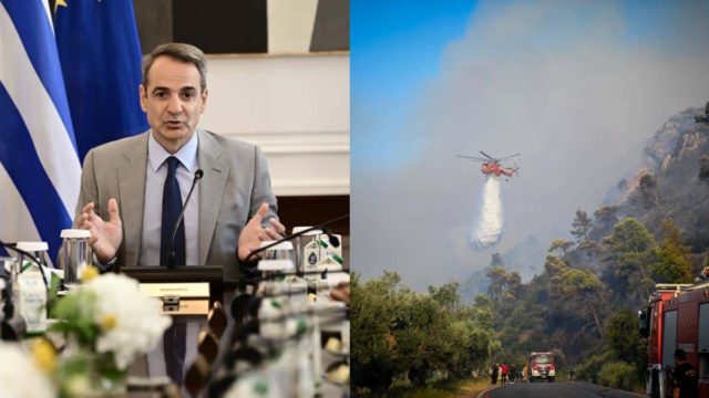 Κυριάκος Μητσοτάκης: «Δεν υπάρχει «μαγική άμυνα» για τις φωτιές – Έχουμε μπροστά ένα δύσκολο καλοκαίρι»