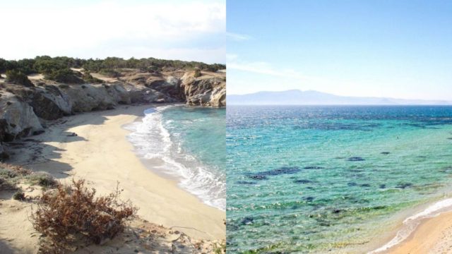 «Όαση» για τις ημέρες του καύσωνα: Η παραλία κυκλαδίτικου νησιού με το ειδυλλιακό τοπίο και την φυσική σκίαση που δεν θα βρεις πουθενά