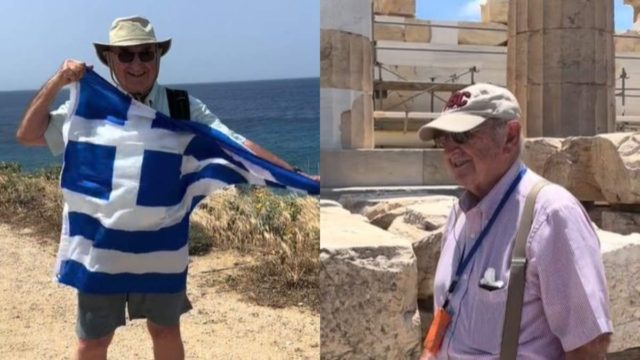 Χαρά μικρού παιδιού: 89χρονος ομογενής έρχεται για πρώτη φορά στην Ελλάδα και γίνεται viral στο TikTok (video)