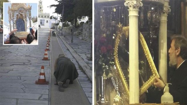 Παναγία Τήνου: Χιλιάδες προσκυνούν και λυγίζουν στη Μεγαλόχαρη – Νιώθουμε ζεστή την Εικόνα λένε