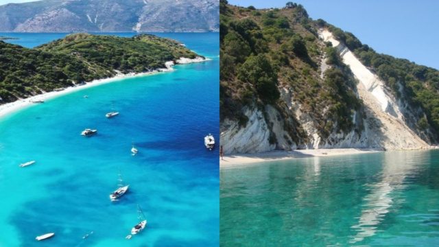 Μοιάζει με παραμύθι: Η παραλία του Ιονίου με την κατάλευκη αμμουδιά, τα τιρκουάζ νερά και το παράξενο όνομα