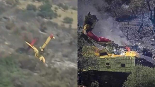 Πτώση canadair στην Κάρυστο: Πως συνέβη το τραγικό δυστύχημα – Οι ειδικοί αναλύουν το μοιραίο χτύπημα στο δέντρο