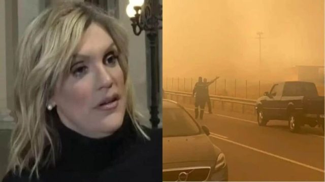Ώρες αγωνίες για την Σάσα Σταμάτη: «Καιγόμαστε κάντε κάτι! Σας παρακαλούμε, βοηθήστε μας» – Η απεγνωσμένη έκκλησή της για τη φωτιά στην Μάνδρα