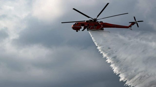 Μεγάλη φωτιά στη Μεσσηνία – Συμβάλλουν και εναέρια μέσα για την κατάσβεση