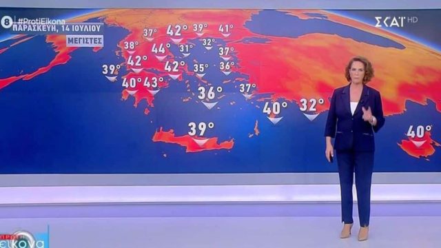 «Καυτή λάβα κατακλύζει την Ελλάδα! Στους 44 η θερμοκρασία στην…»: Συναγερμός για τον καύσωνα από την Χριστίνα Σούζη!