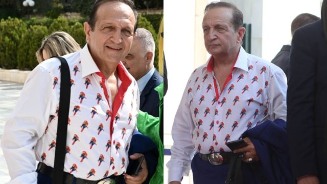 Σπύρος Μπιμπίλας: «Σ’ ωραίος ρε γίγαντα…» – Το «παπαγαλένιο» πουκάμισο του Σπύρου Μπιμπίλα στην ορκωμοσία της Βουλής έγινε viral και το Twitter «αποθέωσε» με τα σχόλια του