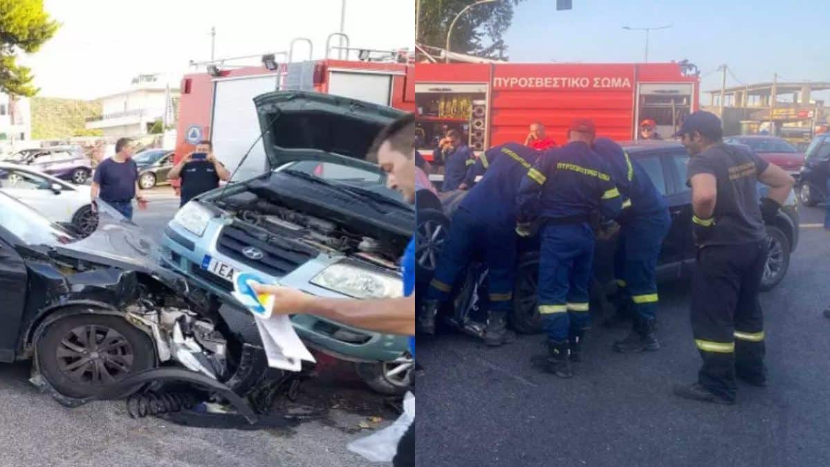 Σοβαρό τροχαίο στη Ραφήνα: Παραβίασε το κόκκινο ενώ μετέφερε ηλικιωμένο στο Κέντρο Υγείας