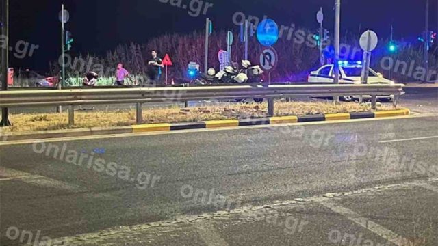 Φρικτό τροχαίο στη Λάρισα: Αυτοκίνητο παρέσυρε θανάσιμα έναν 20χρονο στον περιφερειακό (video & photos)