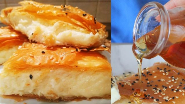 Τυρόπιτα γλυκιά με ανθότυρο και μέλι – Ό,τι πρέπει για πρωινό…