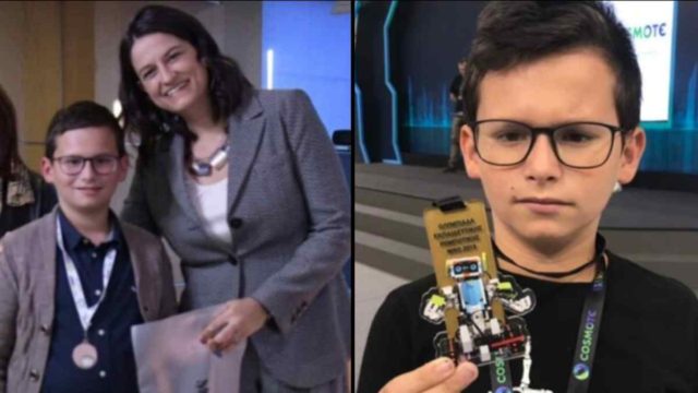Βασίλης Ντάτης: Ο 11χρονος Έλληνας «Αϊνστάιν» που κέρδισε μετάλλιο στην παγκόσμια Ολυμπιάδα Ρομποτικής