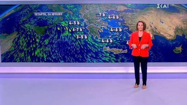 «Μπόρες και καταιγίδες σήμερα στην…»: Διαφωνία Χριστίνας Σούζη με τους υπόλοιπους μετεωρολόγους!