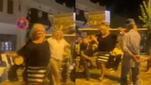 Χορευταρού η Αγγελική Νικολούλη: Πήγε στην Νάξο και το «έριξε» στους τοπικούς χορούς (video)