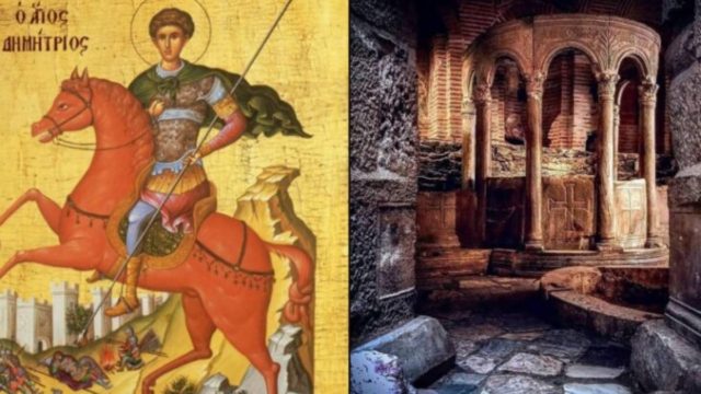 Άγιος Δημήτριος ο Μυροβλύτης: Ο Ιερός Ναός, η Κρύπτη με τις στοές και ο συγκλονιστικός βίος