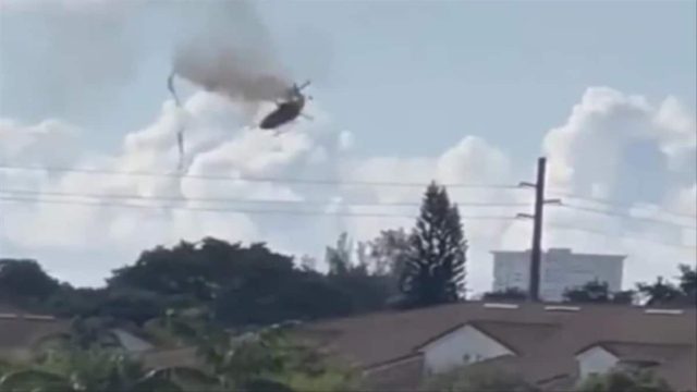 Ανατριχιαστικό βίντεο: Καρέ καρέ η συντριβή ελικοπτέρου της πυροσβεστικής – 2 άτομα στο νοσοκομείο