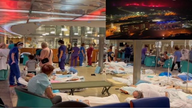 Απίστευτες εικόνες στην Αλεξανδρούπολη: Εκκενώθηκε το νοσοκομείο της πόλης – Σε πλοίο και σε σκηνές στο λιμάνι οι ασθενείς (video)