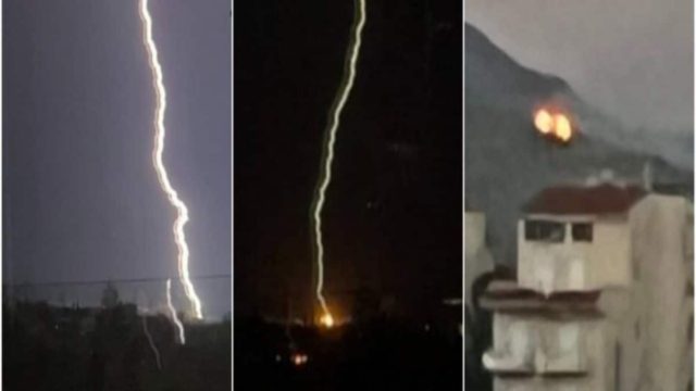 Νύχτα τρόμου στη Βούλα: Η στιγμή που χτυπάει κεραυνός και προκαλεί πυρκαγιά – Συγκλονιστικές εικόνες