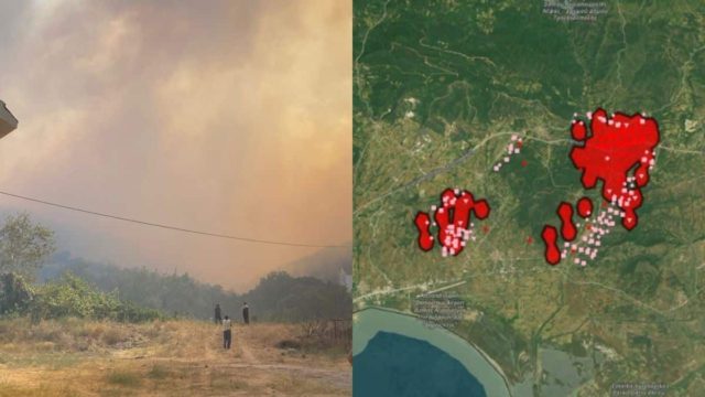 Φωτιά στην Αλεξανδρούπολη: Συντριπτικές εικόνες από το Copernicus – «Κόβει την ανάσα» το μέγεθος της καταστροφής από τις φλόγες