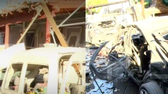 Απίστευτες εικόνες από την ισχυρή έκρηξη στον Ασπρόπυργο: Σαν εμπόλεμη ζώνη (video)