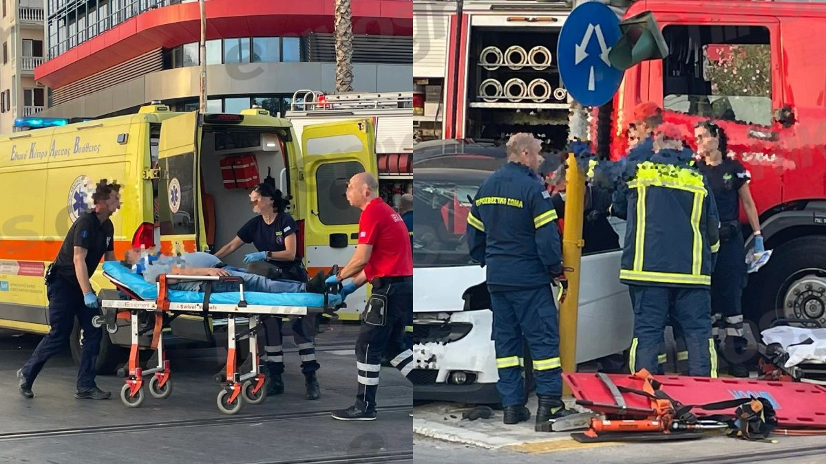 Τροχαίο στο Φάληρο με πολλούς τραυματίες – Αυτοκίνητο συγκρούστηκε με λεωφορείο