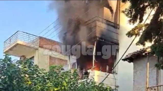 Ισχυρή πυρκαγιά σε διαμέρισμα στη Νέα Ιωνία!