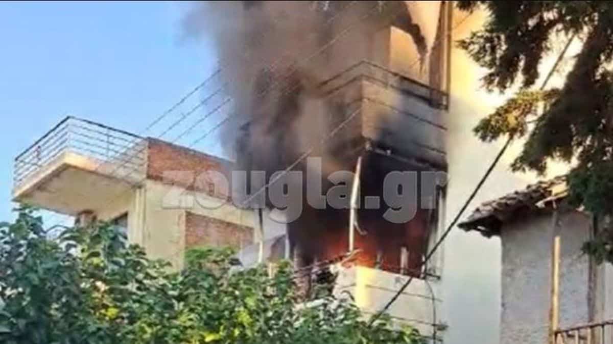 Ισχυρή πυρκαγιά σε διαμέρισμα στη Νέα Ιωνία!