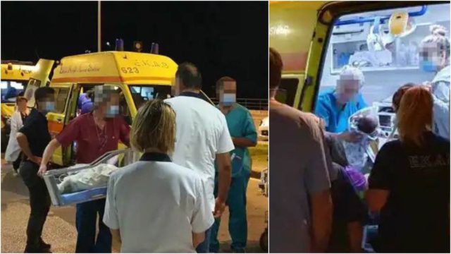 Φωτιά στην Αλεξανδρούπολη: Έγκυος γέννησε καθοδόν μέσα σε ασθενοφόρο – Η δύσκολη εκκένωση του νοσοκομείου (photos)