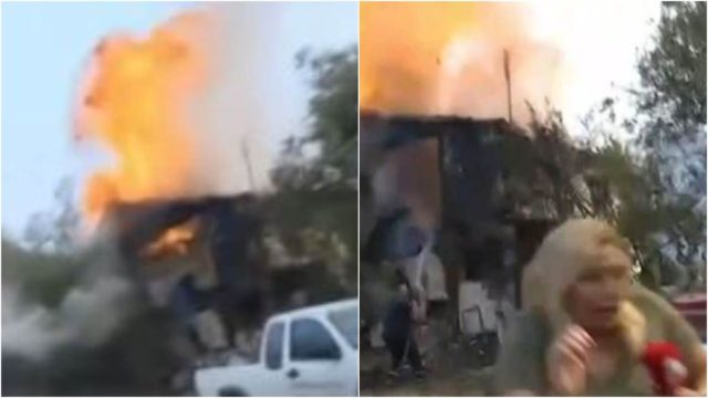 Έκρηξη σε σπίτι στην Αλεξανδρούπολη – Τρόμος για δημοσιογράφο σε live μετάδοση του Alpha (Video)