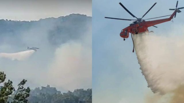 Φωτιά στην Αλεξανδρούπολη: Μαίνεται ανεξέλεγκτη για 2η ημέρα σε τρία μέτωπα – Στις φλόγες νεκροταφείο (video)