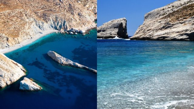 Μπλε «όαση» στο Νότιο Αιγαίο: Η παραλία των Κυκλάδων με τα ζαφειρένια νερά και το παραπλανητικό  όνομα