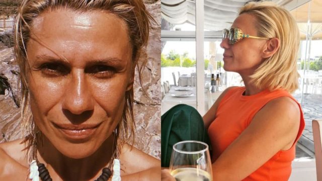 Μας βάζει τα γυαλιά η Κατερίνα Καραβάτου: Στα 50 της ποζάρει χωρίς ίχνος μακιγιάζ και λάμπει από φρεσκάδα (φωτο)
