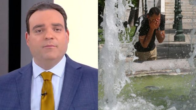 «Ανεμοδούρα» από τον Κλέαρχο Μαρουσάκη – «Με ισχυρά μελτέμια και τον υδράγυρο να ξεπερνά…» (video)