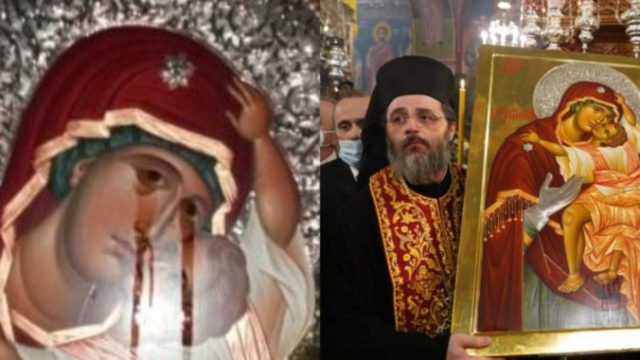 Μέγα το θαύμα στην Παναγία Παρηγορήτρια: Μύρο έτρεξε από την εικόνα της σε εκκλησία στο Βύρωνα
