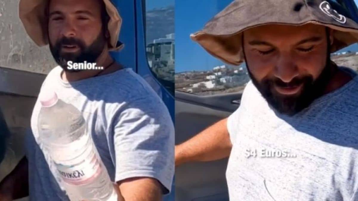 Μυκονιάτης έδωσε ένα μπουκάλι νερό και τέσσερα ευρώ σε άνθρωπο που ζήτησε βοήθεια: Αυτό που ακολούθησε δεν το περίμενε κανείς (video)