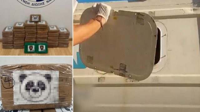 Βρήκαν 64 κιλά κοκαΐνης σε κοντέινερ με γαρίδες στον Πειραιά – Δείτε σε βίντεο πώς τα εντόπισαν