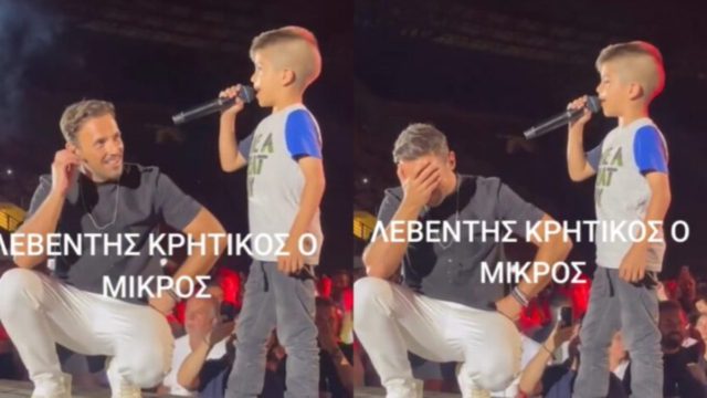 Έπιασε το λάδι: Ο Νίκος Βέρτης ανέβασε το βαφτιστήρι του στην σκηνή και αποθεώθηκε από το κοινό (Video)