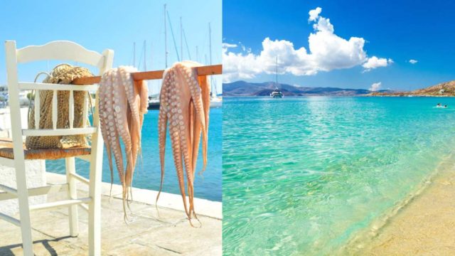 Επίγειος παράδεισος: Το ελληνικό νησί των Κυκλάδων με τις ατελείωτες αμμουδιές, την άγρια ομορφιά και τις απέραντες γαλάζιες παραλίες